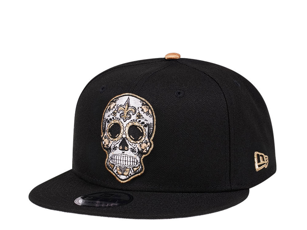 New Era New Orleans Saints Skull Edition 9Fifty Snapback Casquette