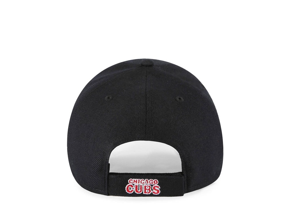 47Brand Chicago Cubs Black Classic Strapback Casquette