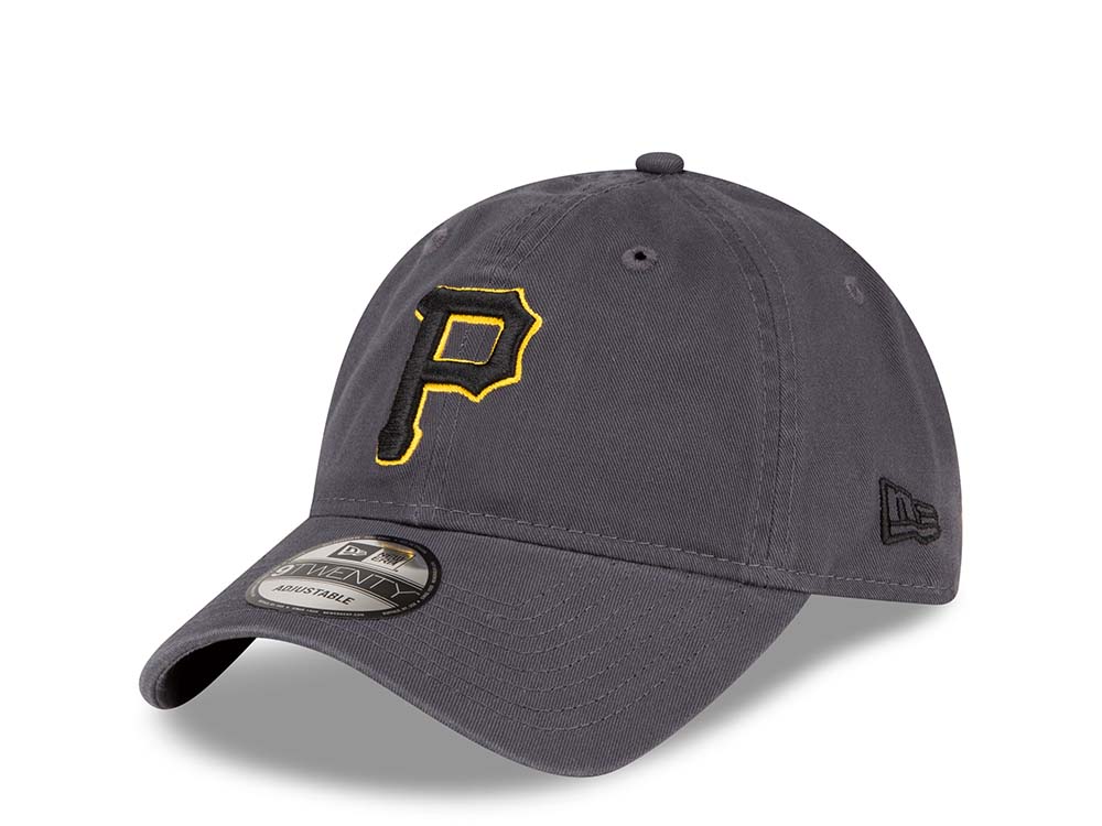 New Era Pittsburgh Pirates Gray Core Classic 9Twenty Strapback Casquette