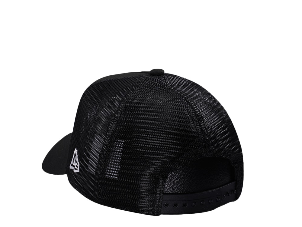 New Era Sacramento Kings Black Prime Edition 9Forty A Frame Trucker Snapback Casquette