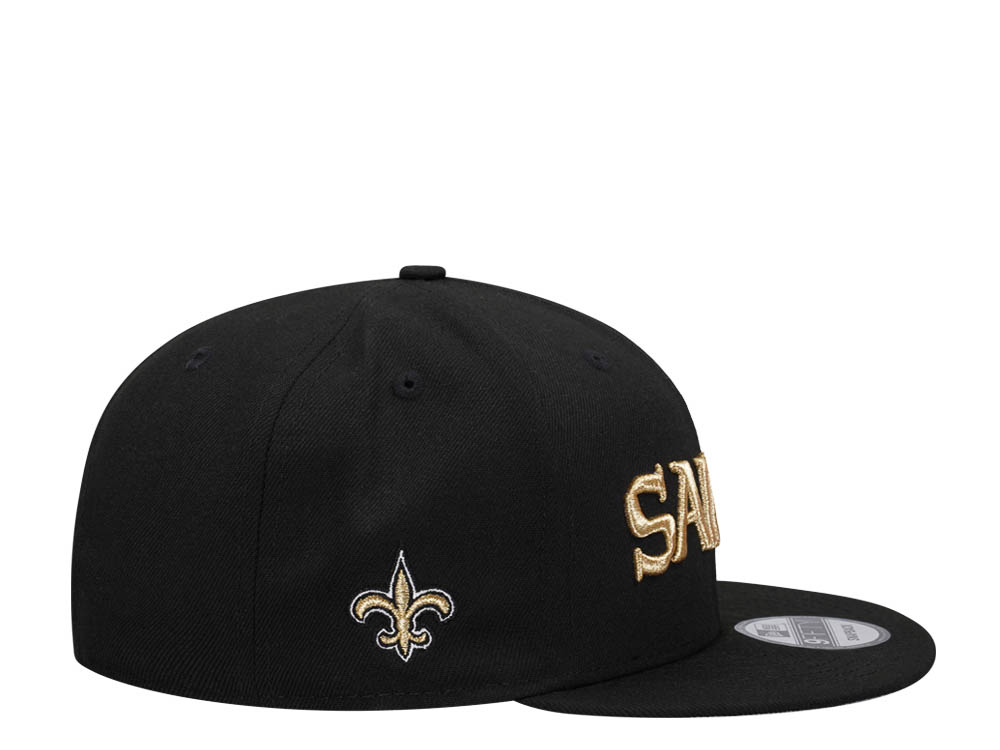 New Era New Orleans Saints Black and Gold Edition 9Fifty Snapback Casquette