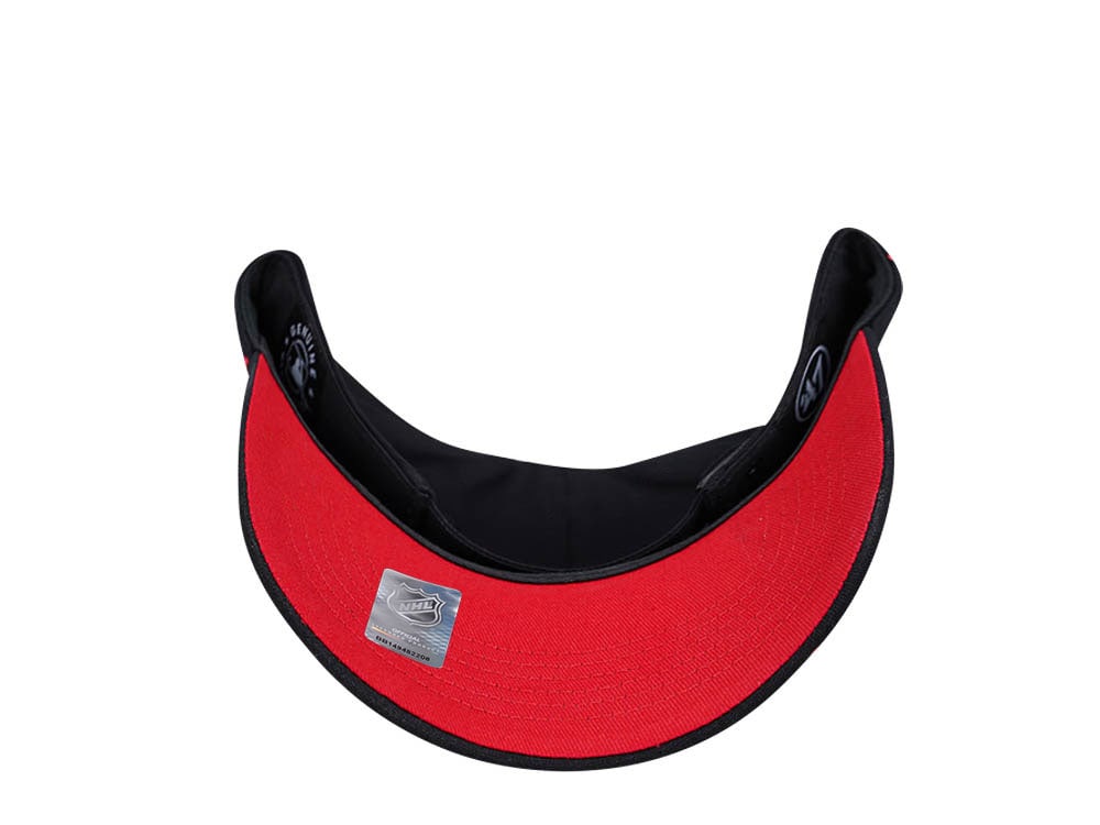 47Brand Calgary Flames Black Ballpark MVP Snapback Casquette