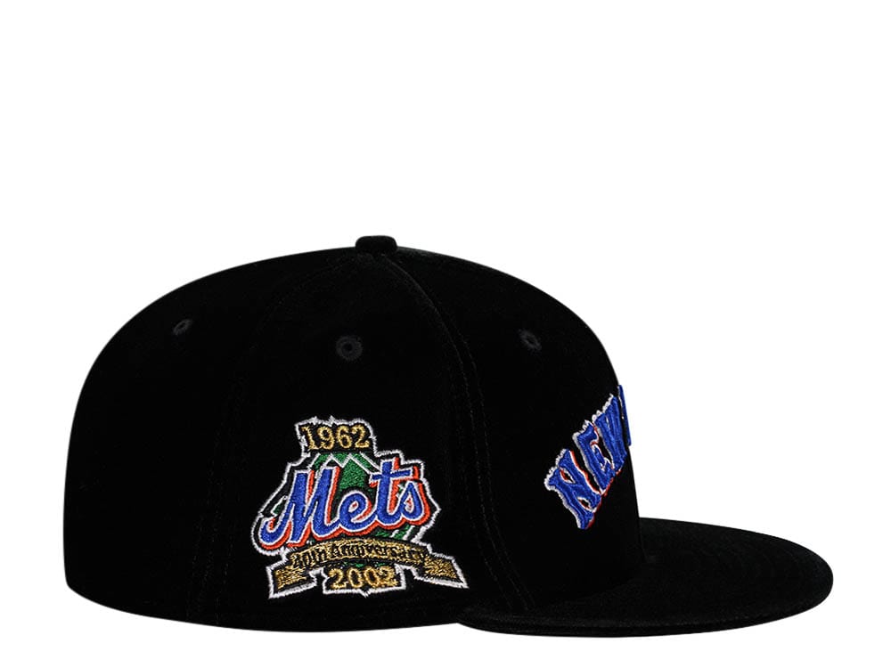 New Era New York Mets 40th Anniversary Black Velvet Edition 59Fifty Fitted Casquette