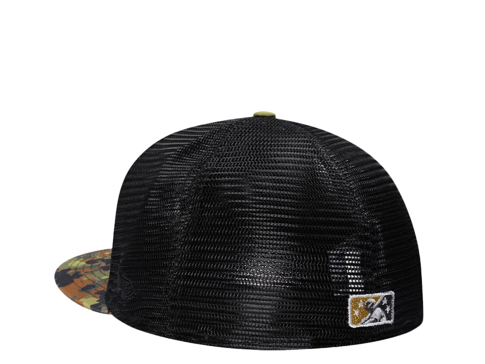 New Era Kinston Indians Flecktarn Trucker Edition 59Fifty Fitted Casquette
