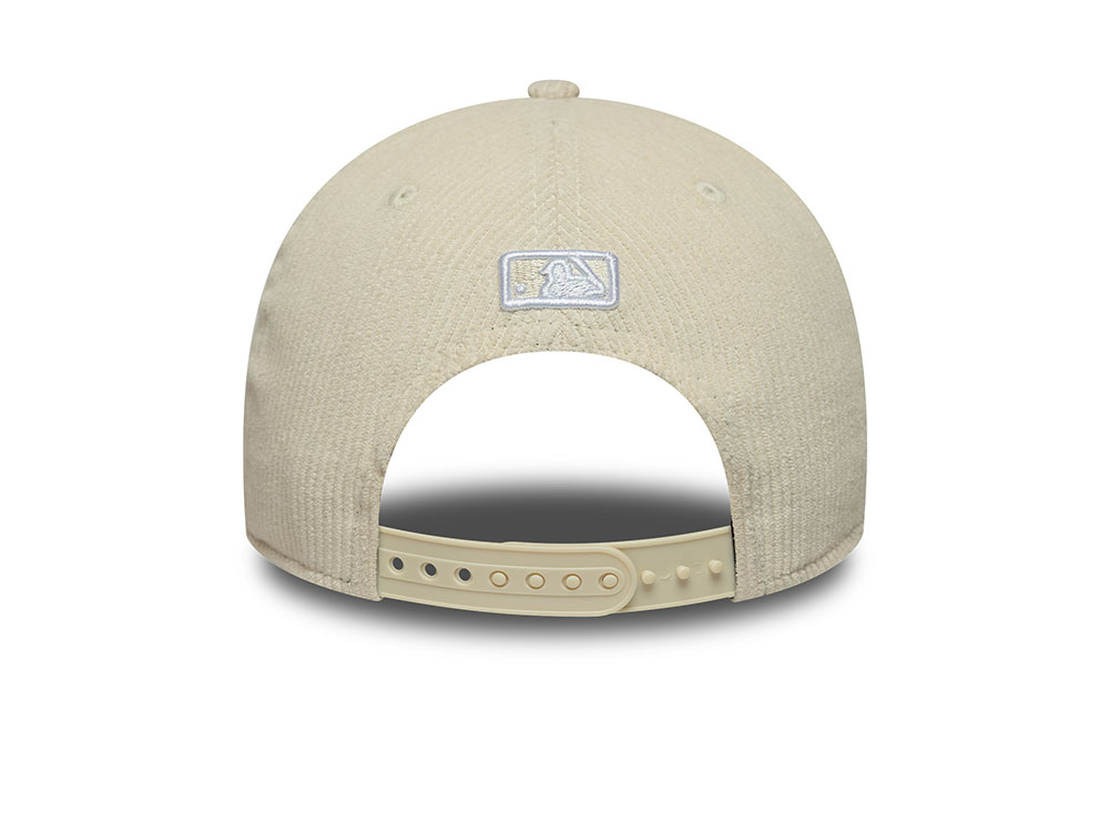 New Era Los Angeles Dodgers White Cord 9Forty M Crown Snapback Casquette