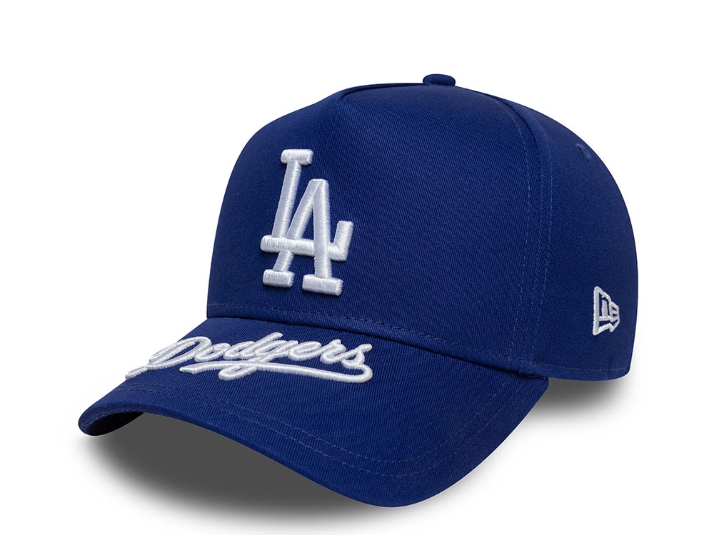 New Era Los Angeles Dodgers Visor Hit Blue 9Forty A Frame Snapback Casquette