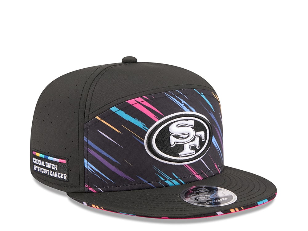 New Era San Francisco 49ers Crucial Catch 2026 Black Edition 9Fifty Split Panel Snapback Casquette