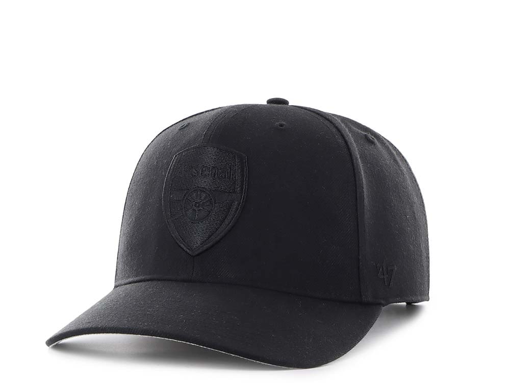 47Brand Arsenal FC Black Cold Zone MVP DP Snapback Casquette
