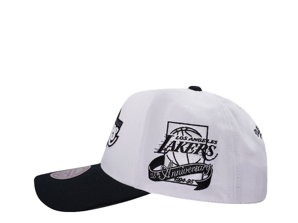 Mitchell & Ness Los Angeles Lakers NBA In The City White Edition Pro Pinch Fit Snapback Casquette