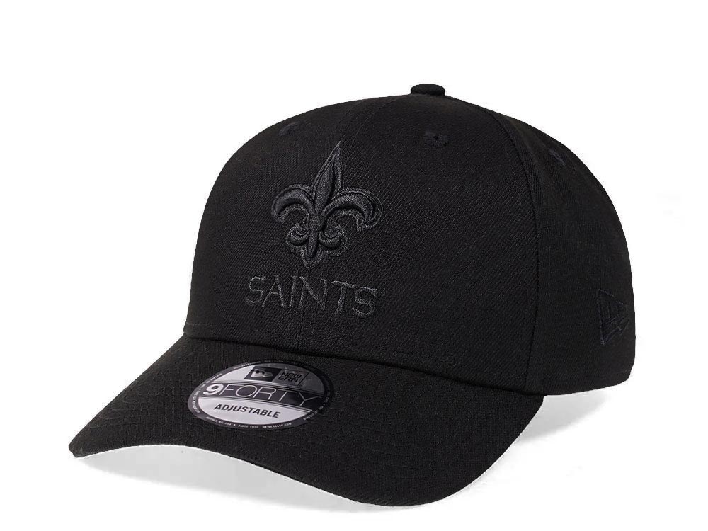 New Era New Orleans Saints All Black 9Forty Snapback Casquette