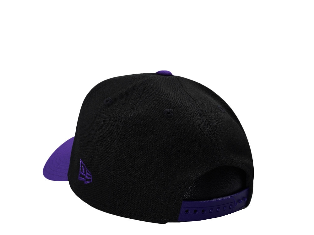 New Era Los Angeles Lakers NBA Finals 2000 Black Two Tone Edition 9Forty A Frame Snapback Casquette