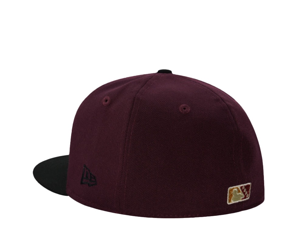 New Era Norfolk Tides Triple A Champions 2023 Maroon Two Tone Edition 59Fifty Fitted Casquette