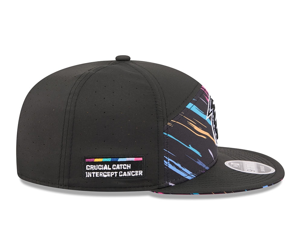 New Era Atlanta Falcons Crucial Catch 2026 Black Edition 9Fifty Split Panel Snapback Casquette