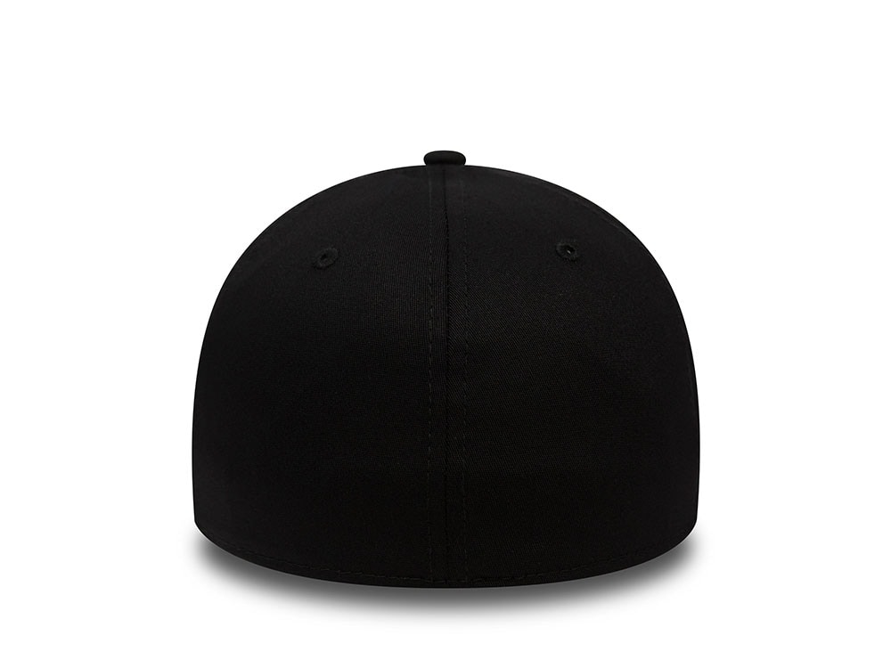New Era Los Angeles Dodgers League Basic Black on Black Stretch Fit 39Thirty Casquette