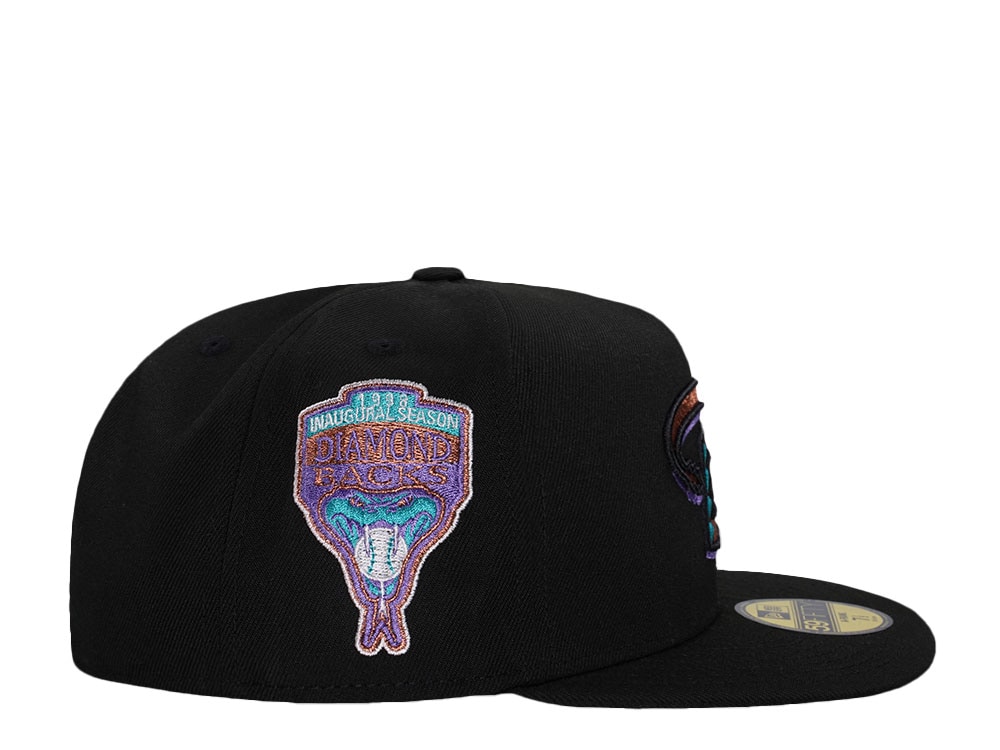 New Era Arizona Diamondbacks Inaugural Season 1998 Black Classic Edition 59Fifty A Frame Fitted Casquette