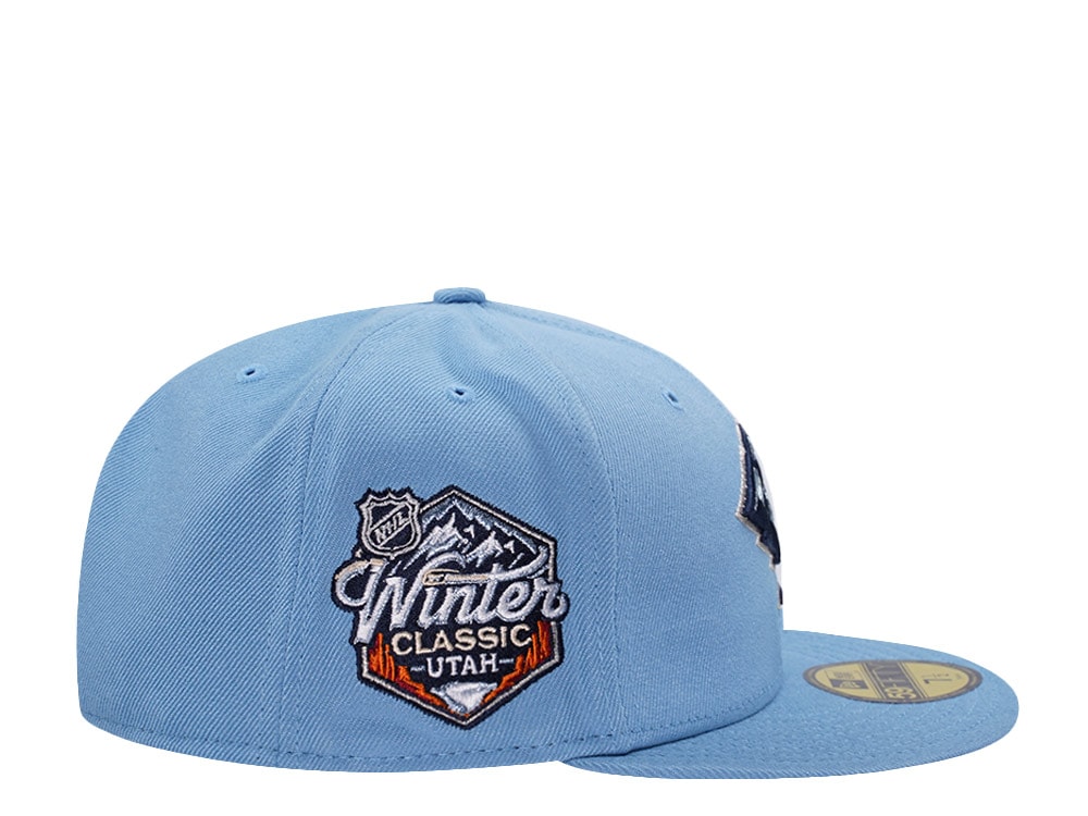 New Era Utah Mammoth Winter Classics 2026 Sky Blue Prime Edition 59Fifty Fitted Casquette