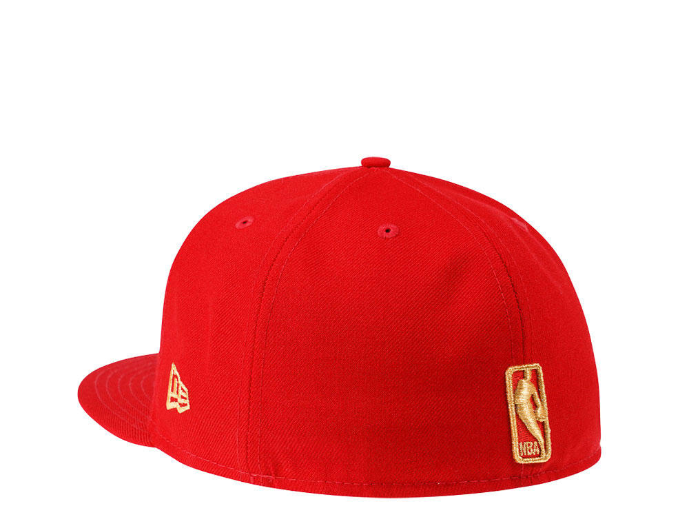 New Era Toronto Raptors Gold Red Edition 59Fifty Fitted Casquette