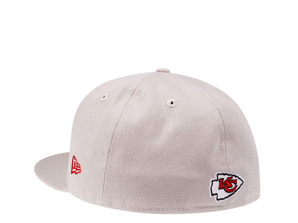 New Era Kansas City Chiefs Stone White Edition 59Fifty Fitted Casquette
