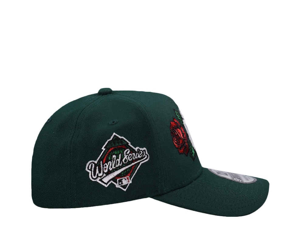 New Era New York Yankees World Series 1996 Rose Dark Green Prime Edition 9Forty A Frame Snapback Casquette