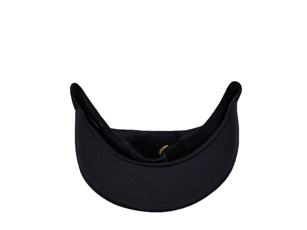 Brixton Logo Black Strapback Casquette