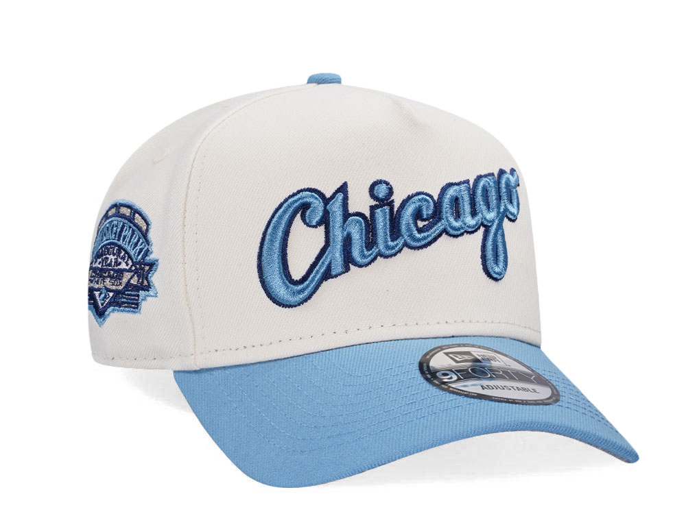 New Era Chicago White Sox Inaugural Year 1991 Chrome Two Tone Edition 9Forty A Frame Snapback Casquette