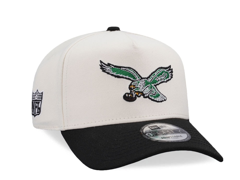 New Era Philadelphia Eagles Classic Chrome Two Tone Edition 9Forty A Frame Snapback Casquette
