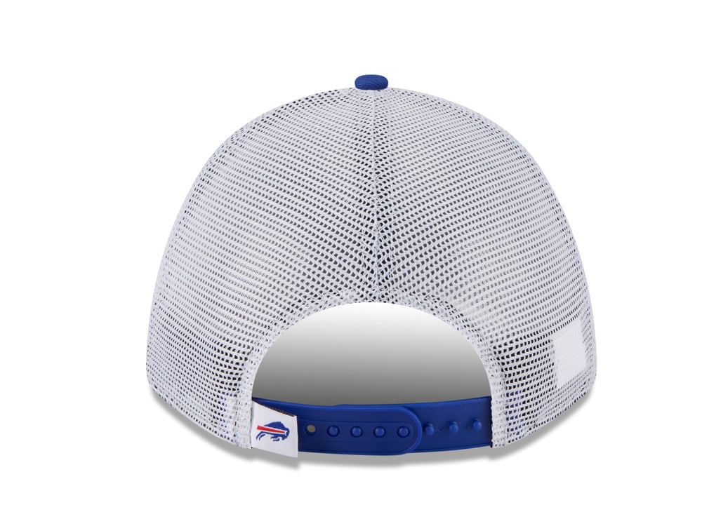 New Era Buffalo Bills Official Team Color Edition 9Forty M Crown A Frame Trucker Snapback Casquette