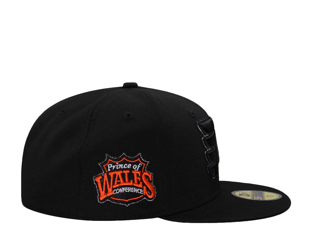 New Era Philadelphia Flyers Liquid Titanium Blackout Prime Edition 59Fifty Fitted Casquette