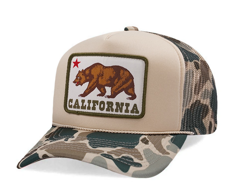 American Needle Mallard Foamy California Sand Edition Trucker Snapback Casquette
