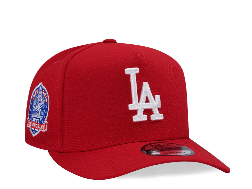 New Era Los Angeles Dodgers 60th Anniversary Red Edition 9Fifty A Frame Snapback Casquette