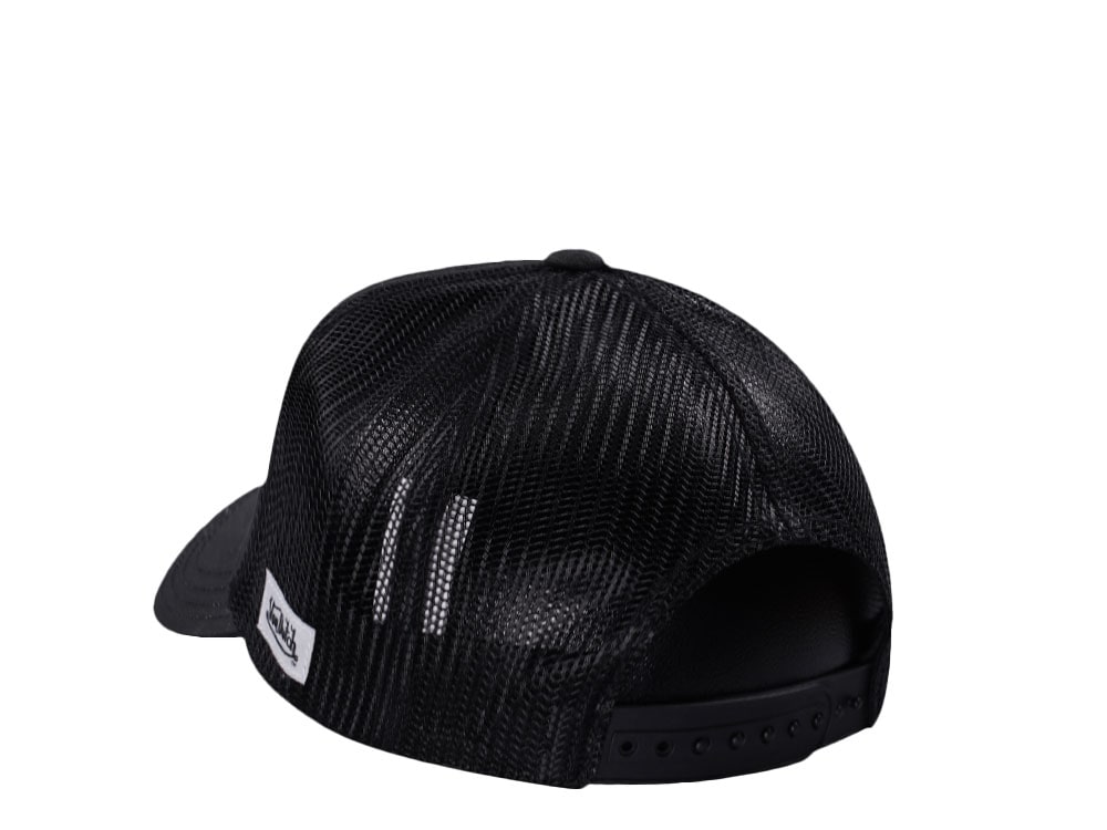 Von Dutch Motorcycle Club Screen Print Dark Gray Trucker Snapback Casquette