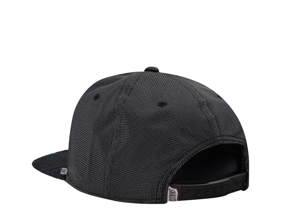 Djinns SkyNylon Grey 6 Panel Snapback Casquette