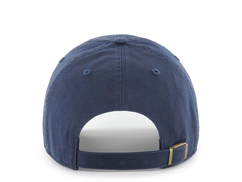 47 Brand Michigan Wolverines Navy Clean Up Strapback Casquette