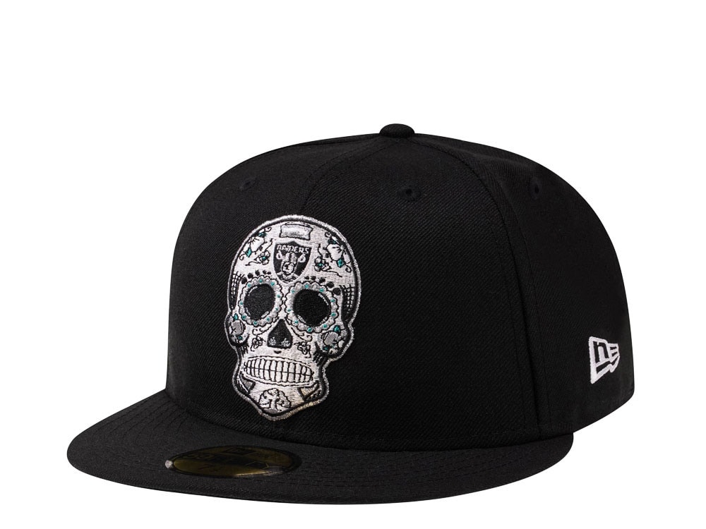 New Era Las Vegas Raiders Skull Edition 59Fifty Fitted Casquette