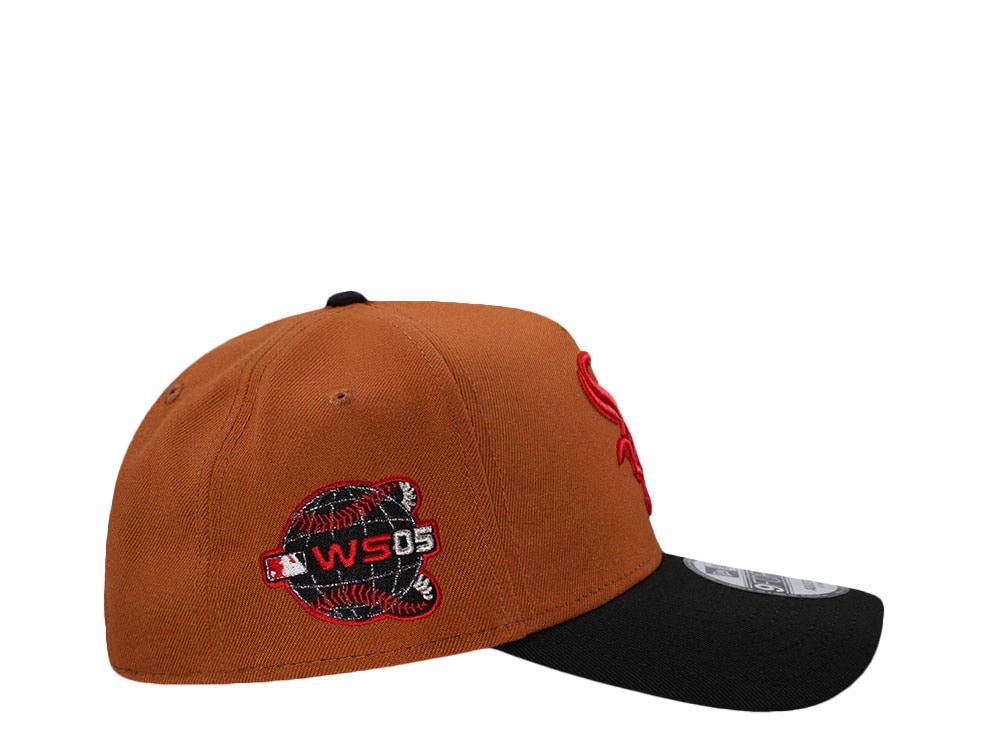 New Era Chicago White Sox World Series 2005 Earth Brown Two Tone Edition 9Forty A Frame Snapback Casquette