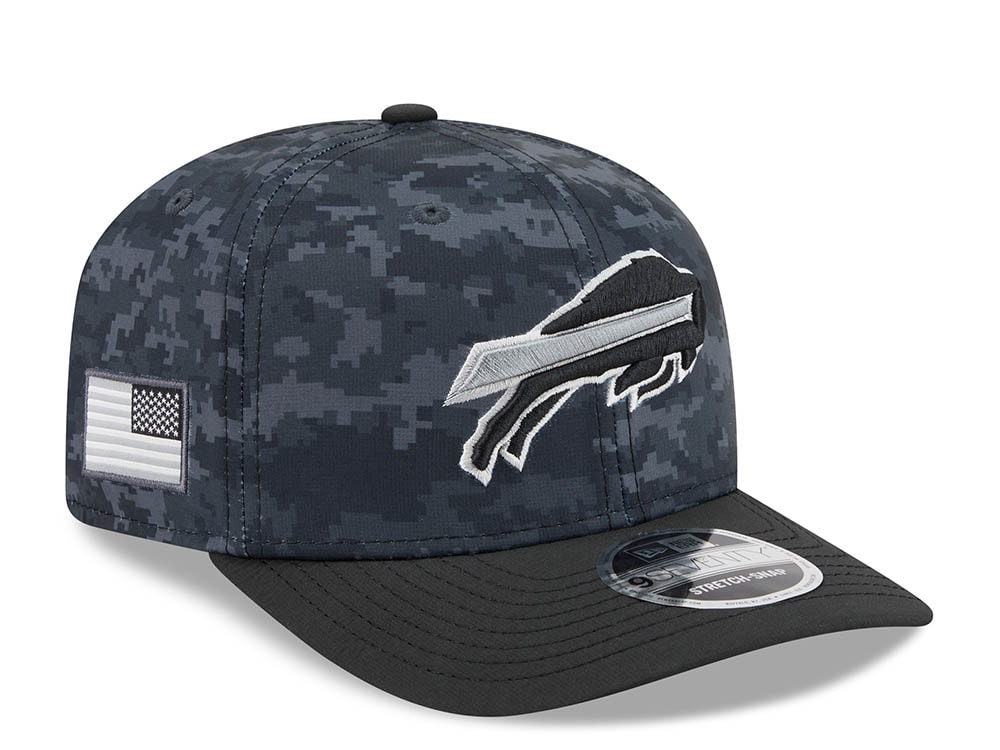 New Era Buffalo Bills NFL Salute to Service 2026 Digi Camo Black 9Seventy Stretch Snapback Casquette
