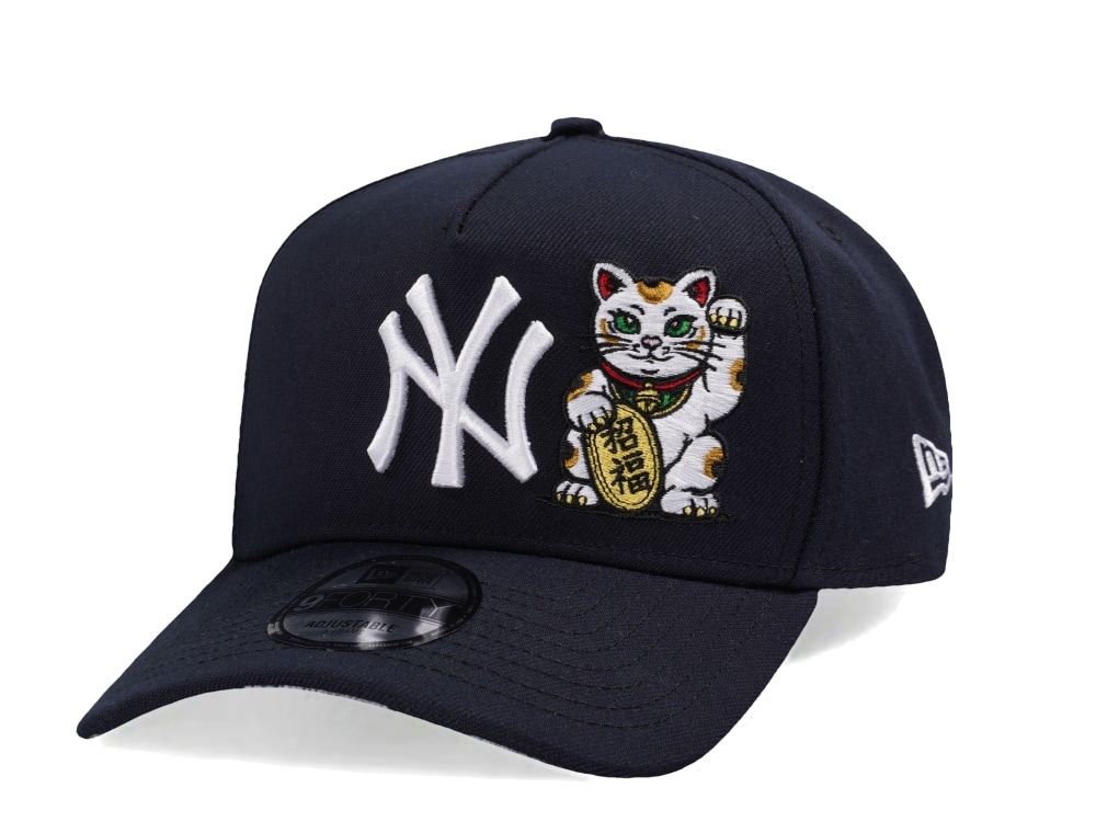 New Era New York Yankees World Series 1999 Lucky Cat Navy Prime Edition 9Forty A Frame Snapback Casquette