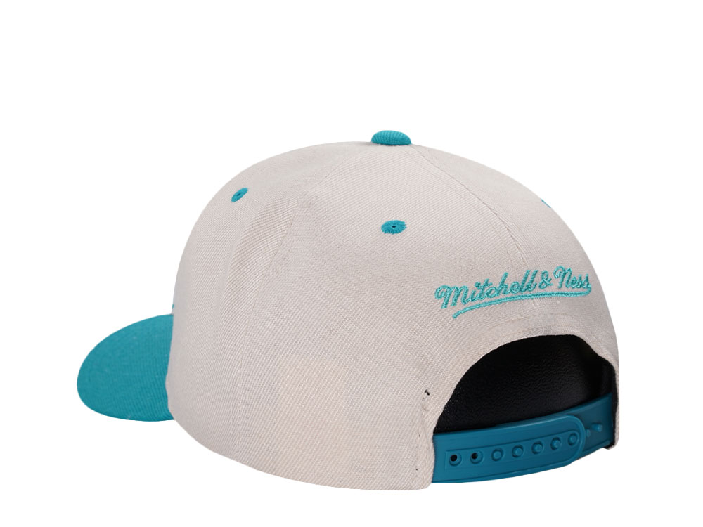 Mitchell & Ness San Antonio Spurs Chrome Two Tone Pro Crown Fit Snapback Casquette