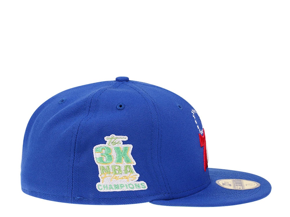 New Era Philadelphia 76ers Citruspop Patch The 3x NBA Finals Champions 59fifty Fitted Casquette