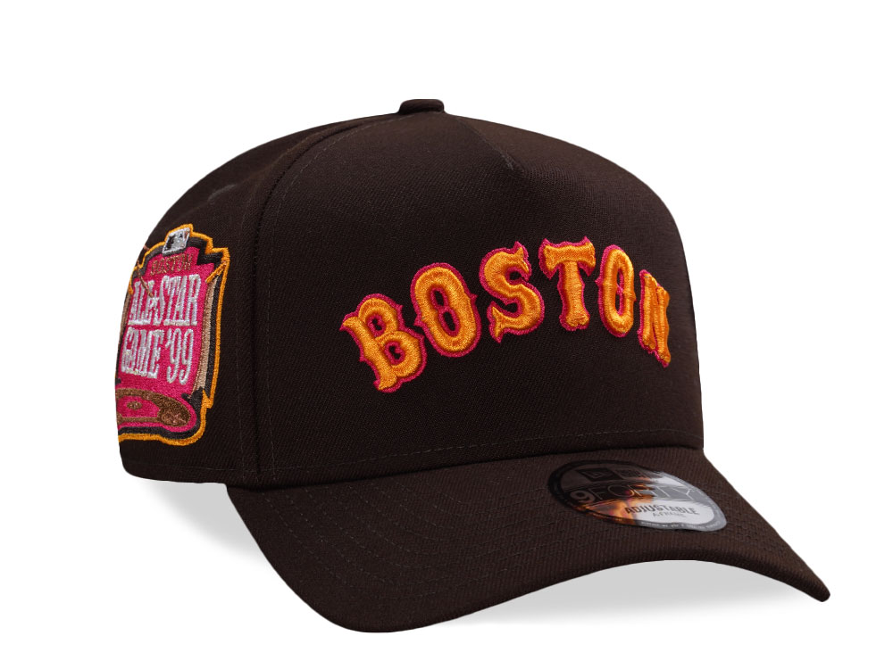 New Era Boston Red Sox All Star Game 1999 Burnt Wood Prime Edition 9Forty A Frame Snapback Casquette