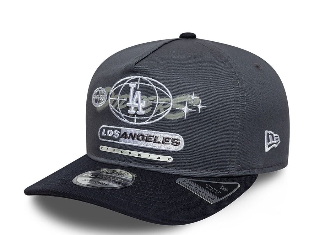 New Era Los Angeles Dodgers Graphic Gray Two Tone Edition 19Twenty Snapback Casquette