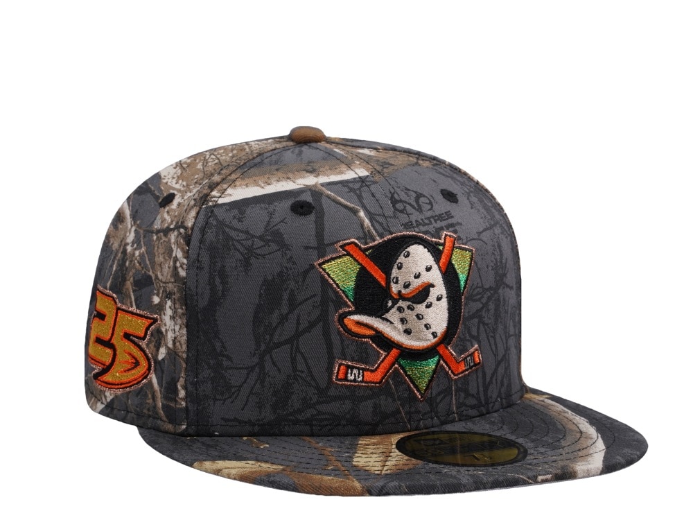 New Era Anaheim Ducks 25th Anniversary Realtree Prime Edition 59Fifty Fitted Casquette
