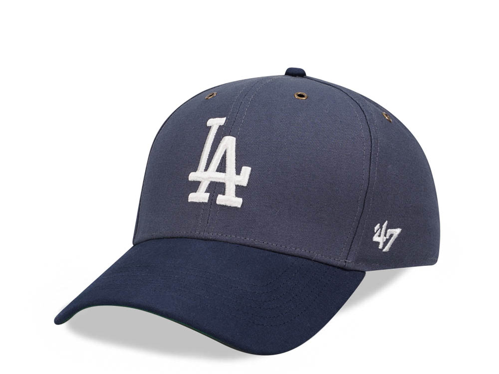 47Brand Los Angeles Dodgers Vintage Navy Campus MVP Strapback Casquette
