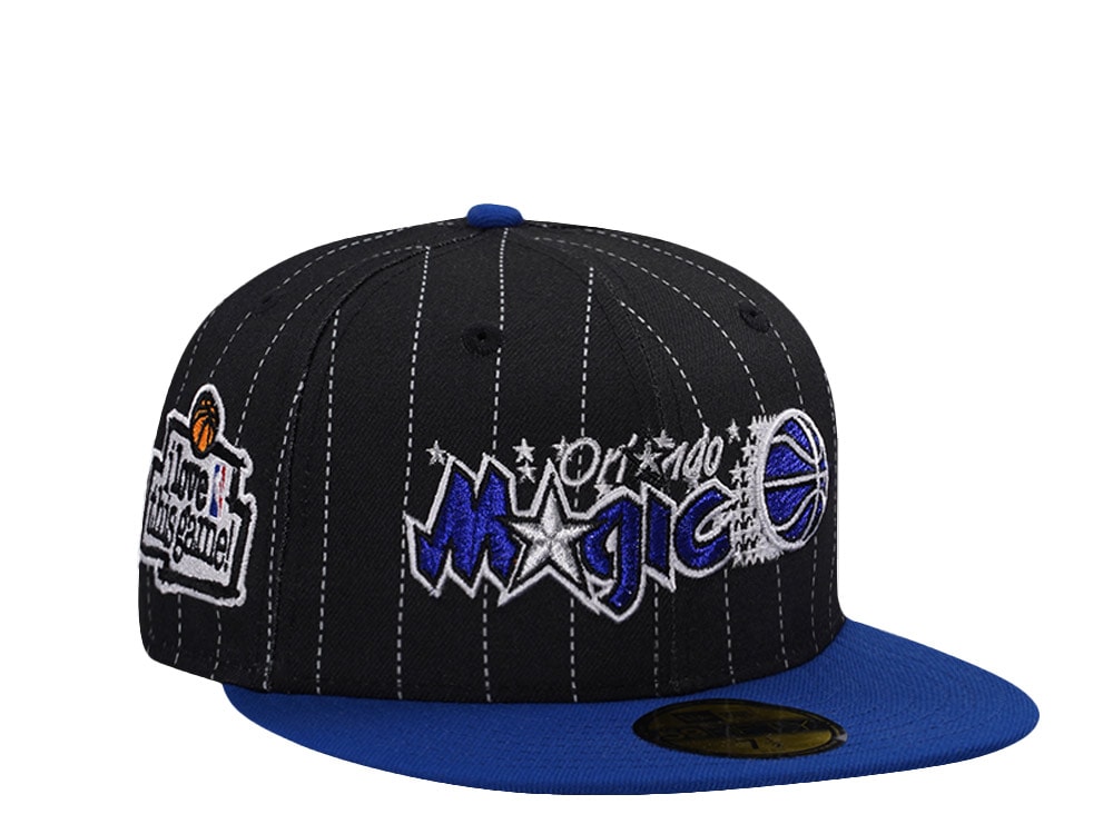 New Era Orlando Magic Love this Game Black Pinstripe Two Tone Edition 59Fifty Fitted Casquette