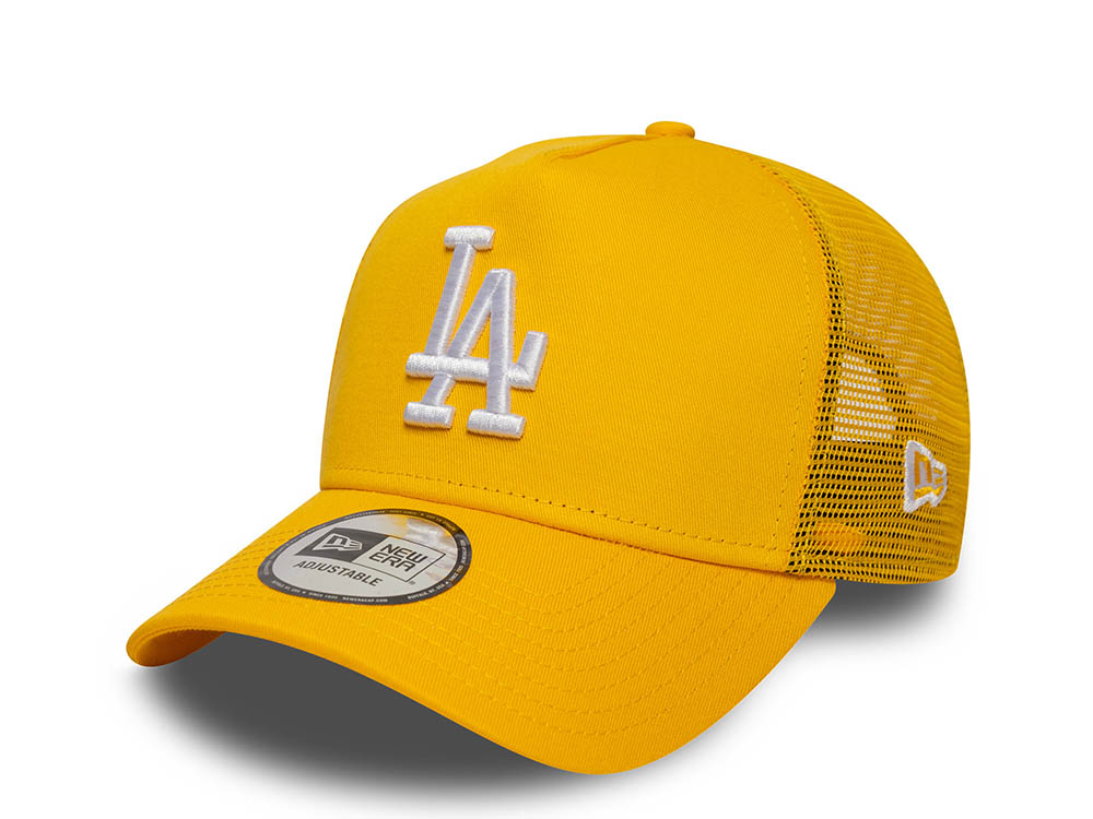 New Era Los Angeles Dodgers League Essential Orange 9Forty A Frame Trucker Snapback Casquette