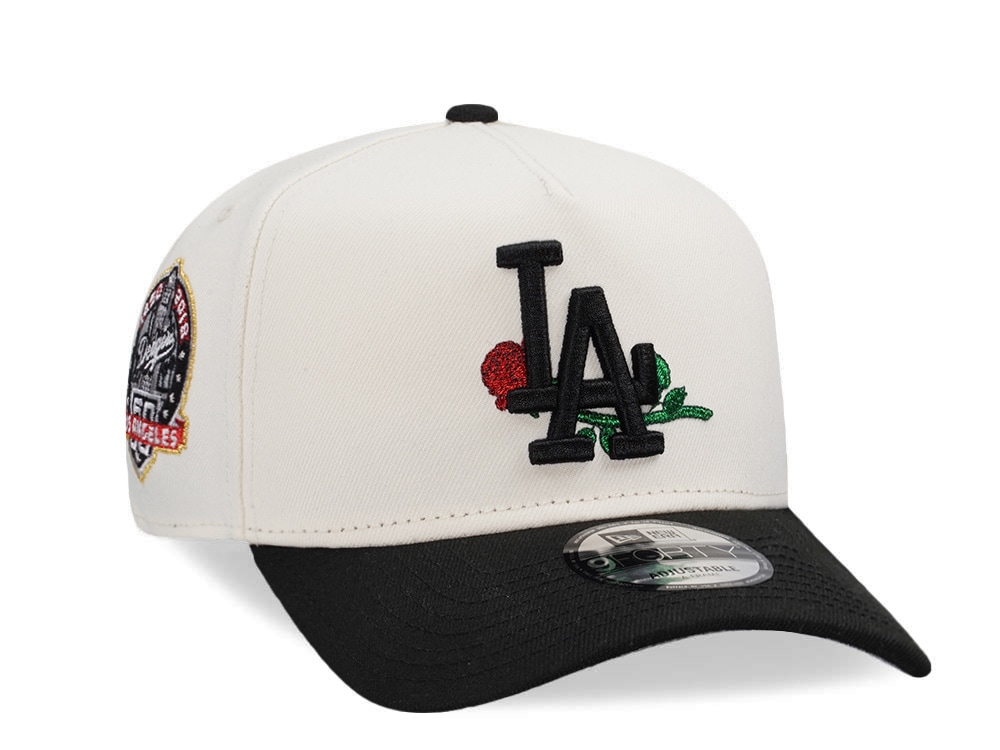 New Era Los Angeles Dodgers Rose 60th Anniversary Chrome Two Tone Edition 9Forty A Frame Snapback Casquette
