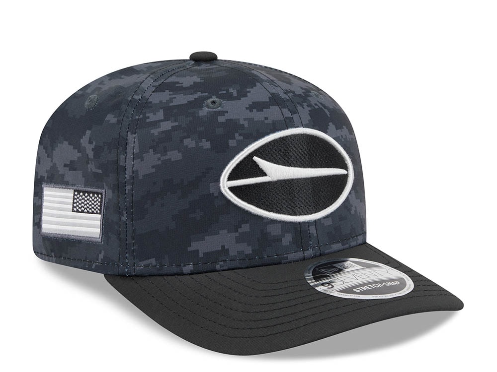 New Era New York Jets NFL Salute to Service 2026 Digi Camo Black 9Seventy Stretch Snapback Casquette