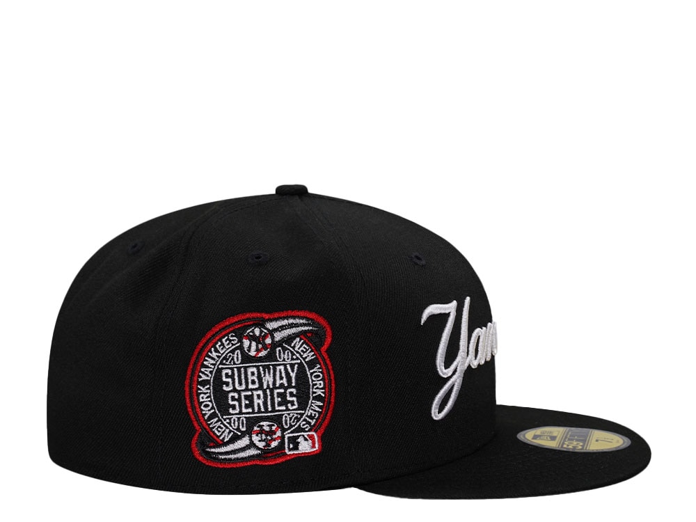 New Era New York Yankees Subway Series 2009 Black and Red Edition 59Fifty Fitted Casquette
