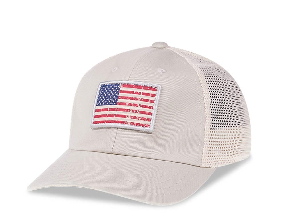 American Needle US Ballpark Mesh Stone Trucker Strapback Casquette