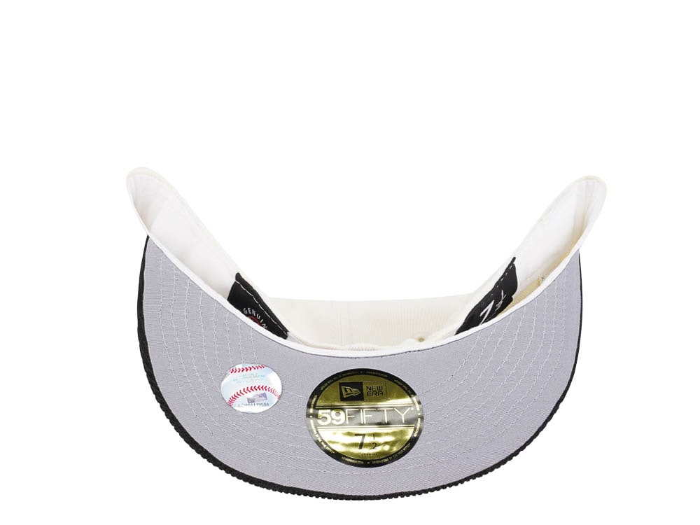New Era Milwaukee Brewers Cream Cord Brim Prime Edition 59Fifty Fitted Casquette
